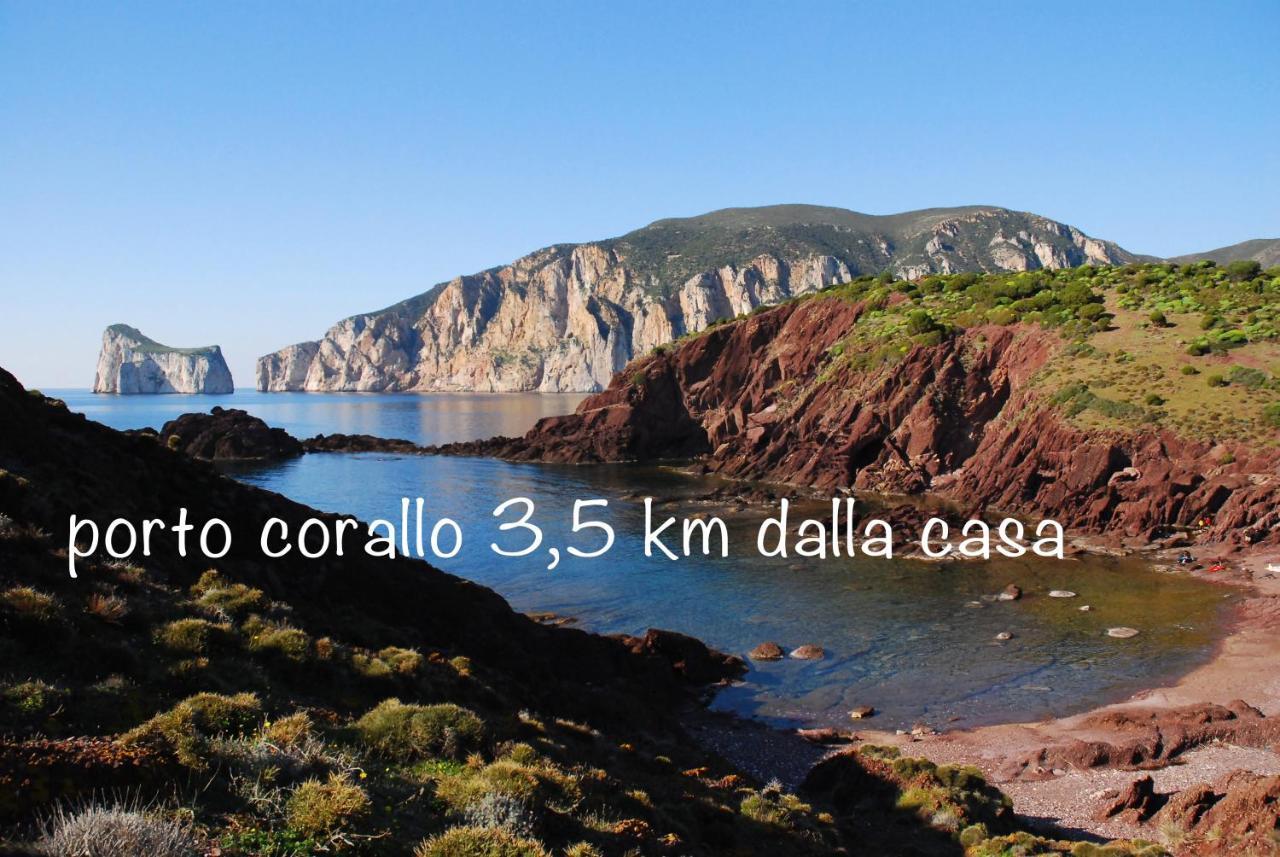 Il Tramonto Tanca Piras Villa Nebida Eksteriør bilde