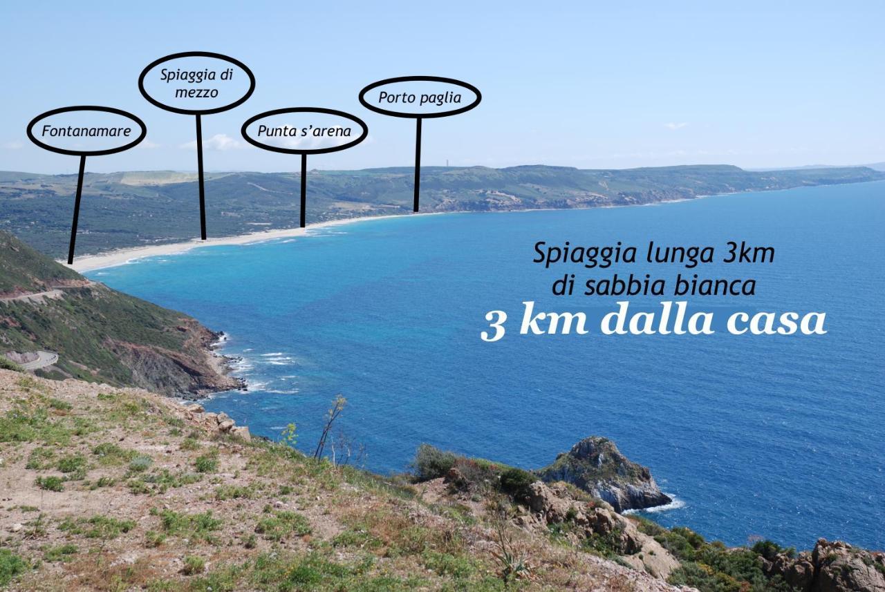 Il Tramonto Tanca Piras Villa Nebida Eksteriør bilde